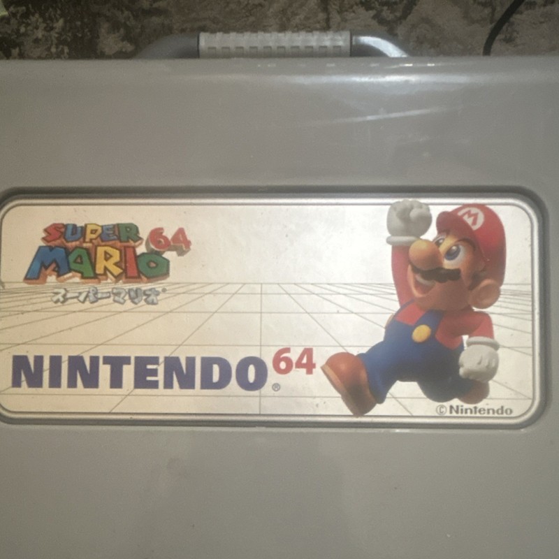 Nintendo Carrying Case for Nintendo 64 Gray Plastic w/ Partitions & Insert Tray gallery