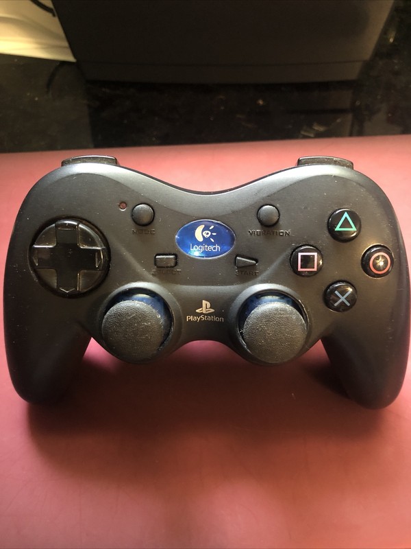 Logitech PlayStation 2 PS2 Cordless Action Controller (NO Dongle) G-X2D11 Tested