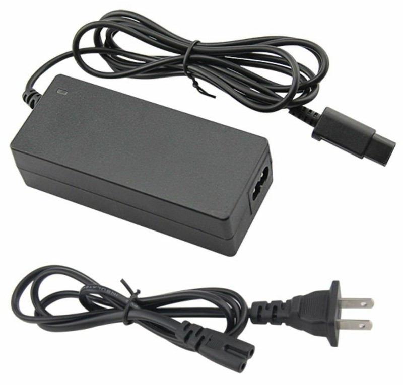 AC Adapter Power Supply & Audio Video A/V Cable for Nintendo GameCube Bundle USA gallery