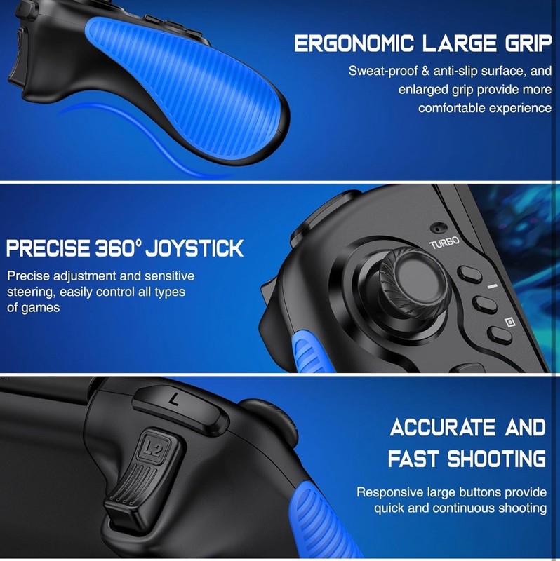 HASACOOL One-Piece Switch Pro Controllers Replacement For Nintendo Switch B1 gallery