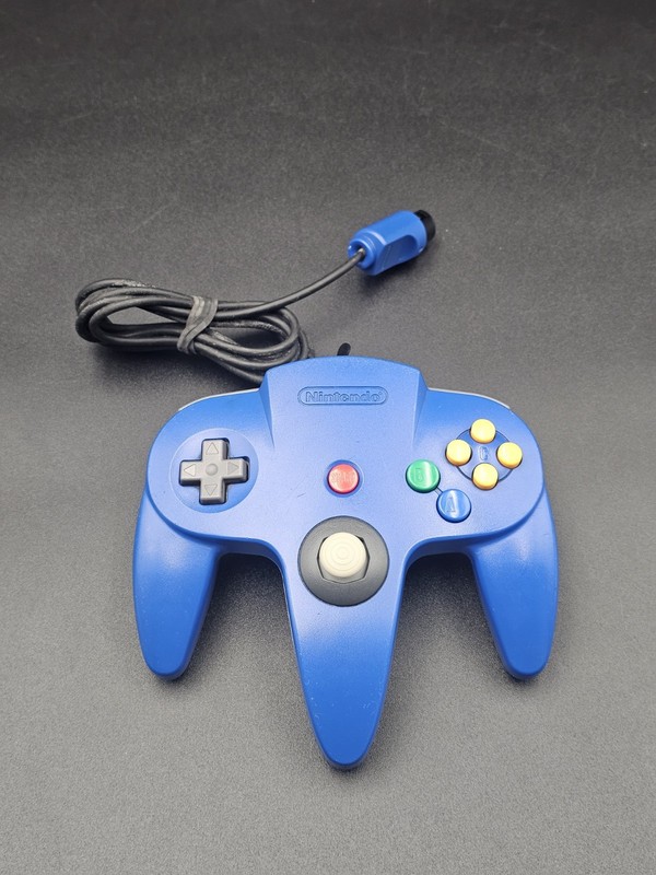 Nintendo 64 N64 Controller Blue – New Joystick – AUTHENTIC – Tested!