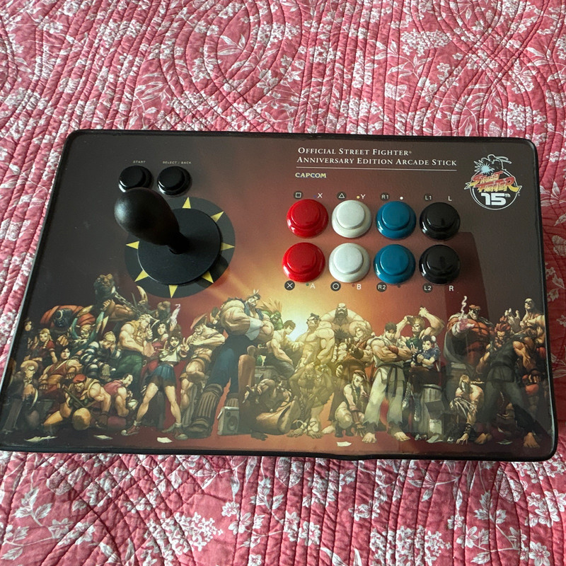 Street Fighter 15th Anniversary Arcade Stick Wired for Xbox/PS2