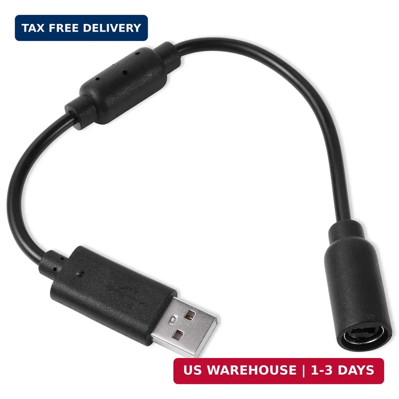 USB Breakaway Cable for Logitech G920 Ferrari 458 Spider Racing Wheel Black