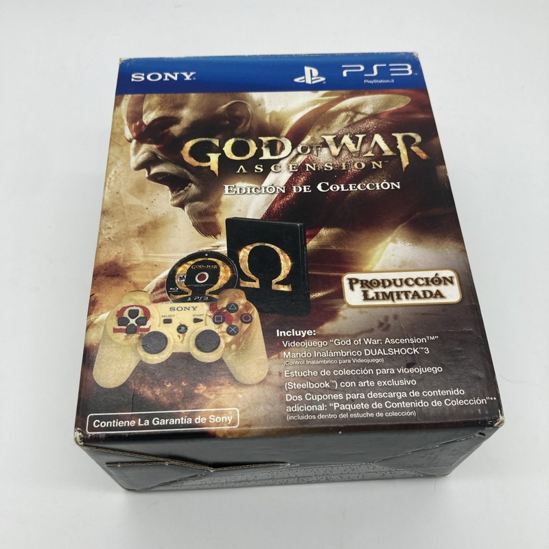 SONY PS3 God Of War: Ascension RARE DualShock 3 Wireless Controller CIB