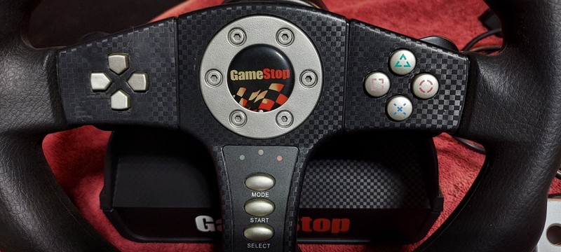 Game Stop Racing Steering Wheel Controller PlayStation 2 & 3. BB 6344 /Game Stop gallery