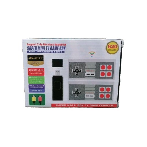 Mini Retro Game With 2 Wireless Controller 620 Games Plug And Play