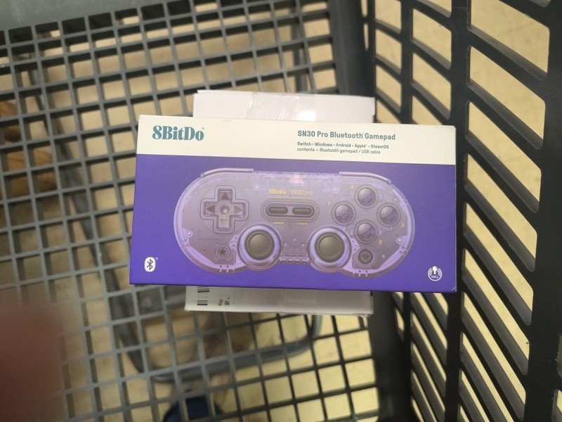 8Bitdo Sn30 Pro Bluetooth Gamepad for Nintendo Switch Android Apple Steam-Purple