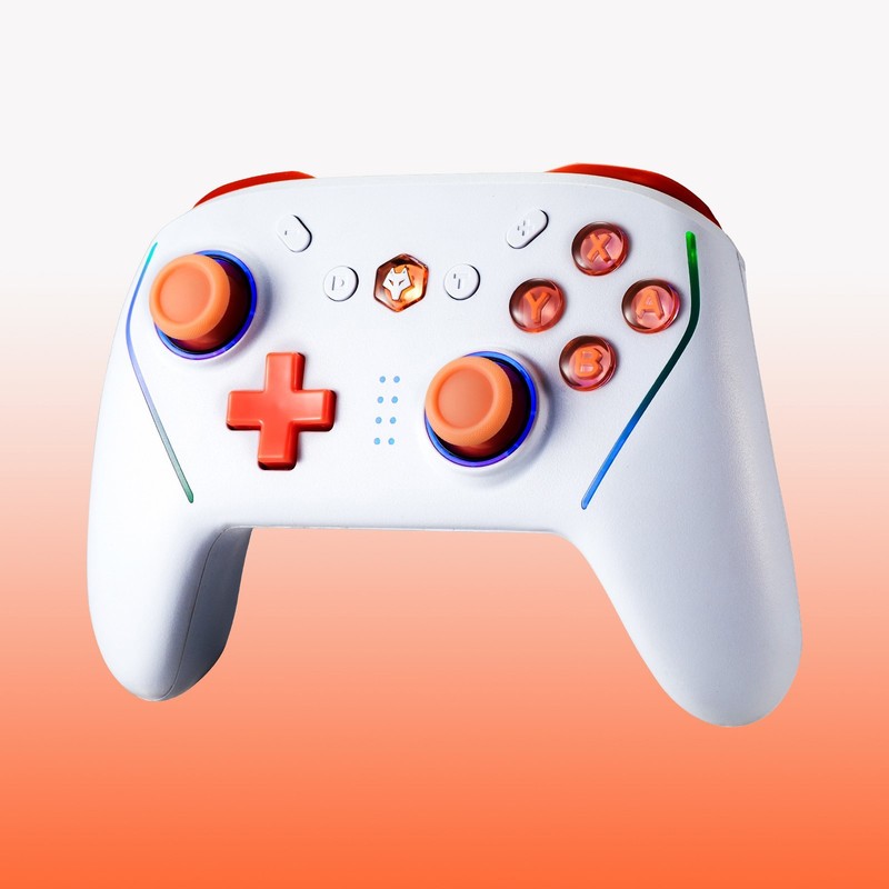 Wireless Controller Gyroscope Back Buttons RGB NFC for PC/Nintendo Switch