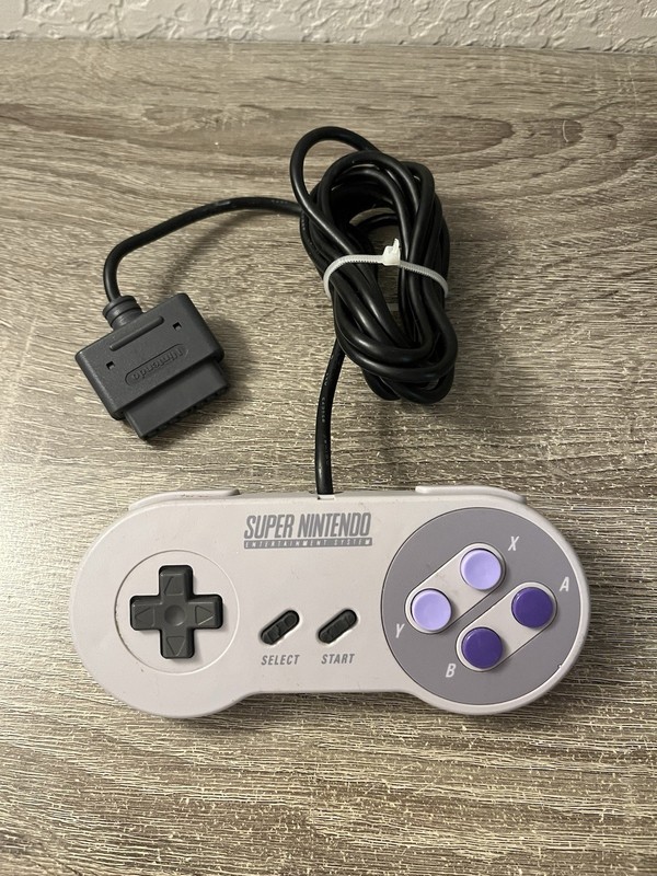 Official Nintendo Super Nintendo SNES Controller OEM Authentic SNS-005 Tested!