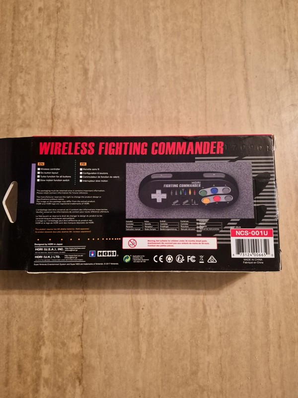 Hori Super Nintendo Classic Edition Wireless Fighting Commander Control Pad New gallery