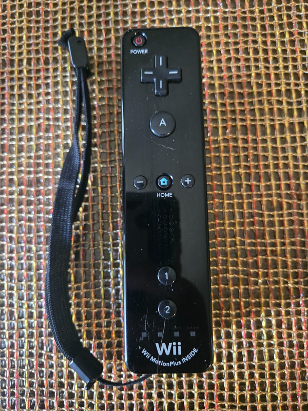 OEM Nintendo Wii Controller Black Motion Plus Remote With Nunchuk gallery