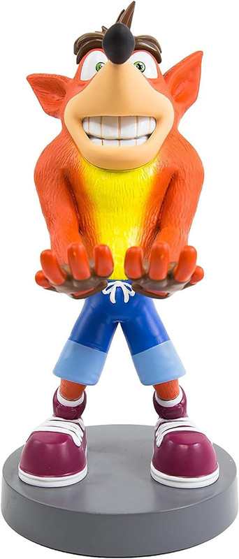 Crash Bandicoot Controller Holder & Phone Stand, 8.5 in Collectible Figure