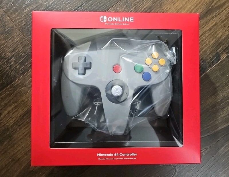 Official Nintendo 64 Switch 1 & 2 Online Game Controller – Gray – Unopened
