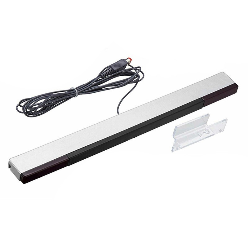 SENSOR BAR FOR NINTENDO WII & WII U WITH STAND WIRED INFRARED RECEIVER – NEW