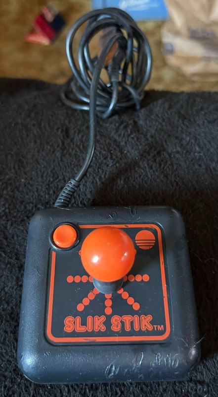 Vintage Suncom Slik Stik Joystick Controller Atari 2600 Commodore 64 Untested