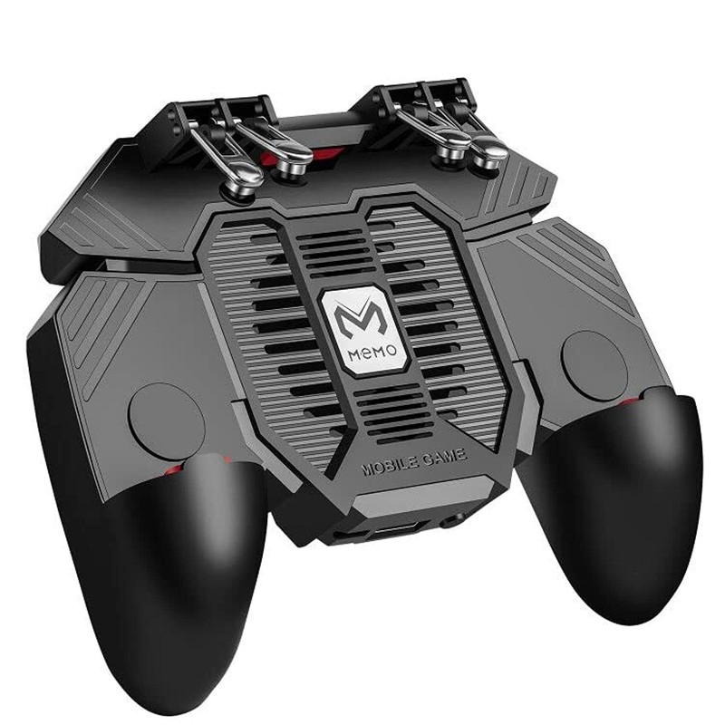 Mobile Game Controller for iPhone & Android Pubg Mobile Controller w/Cooling Fan