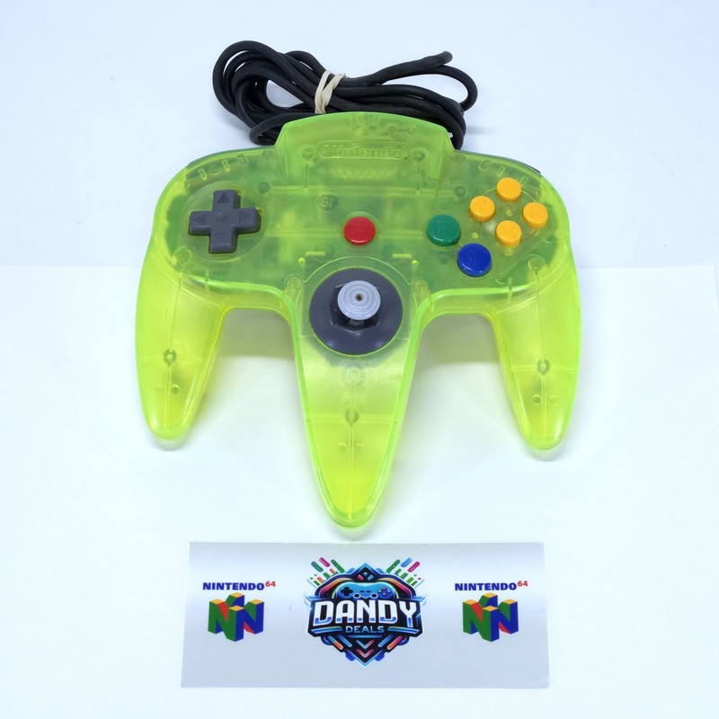 Nintendo 64 Controller Extreme Green Oem | Nus-005 – Tested