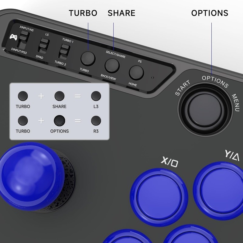 Arcade Fight Stick Joystick for Switch PS4 Xbox PC# gallery