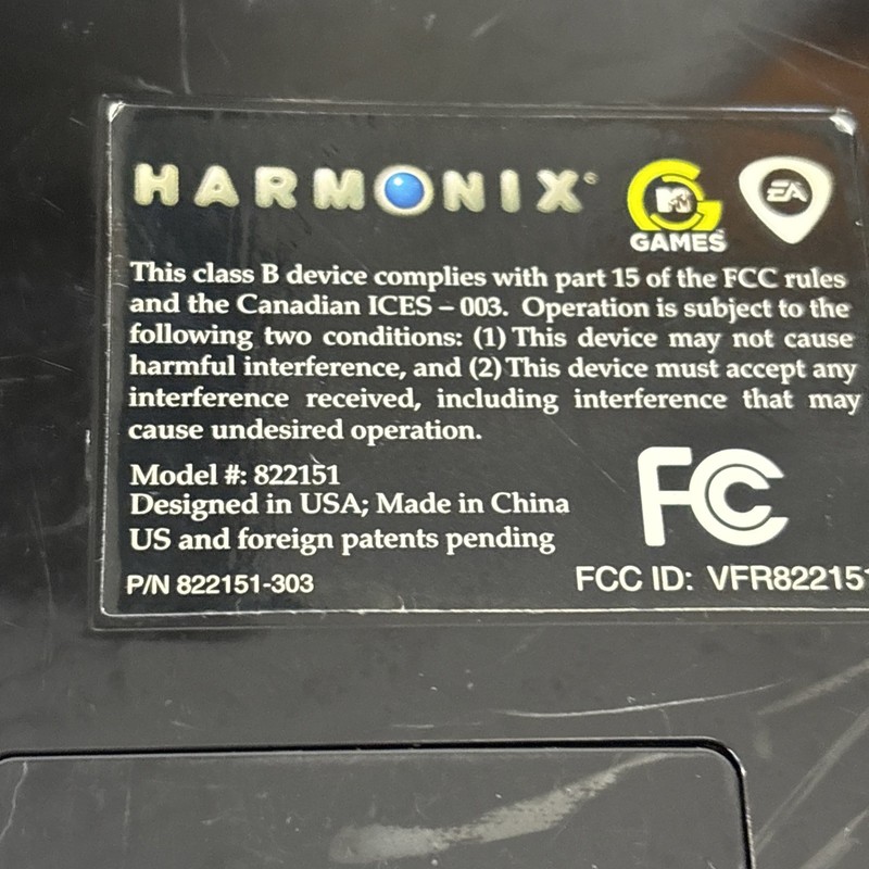 Harmonix Fender Stratocaster Video Game Wireless Guitar Model#822151 Untested gallery