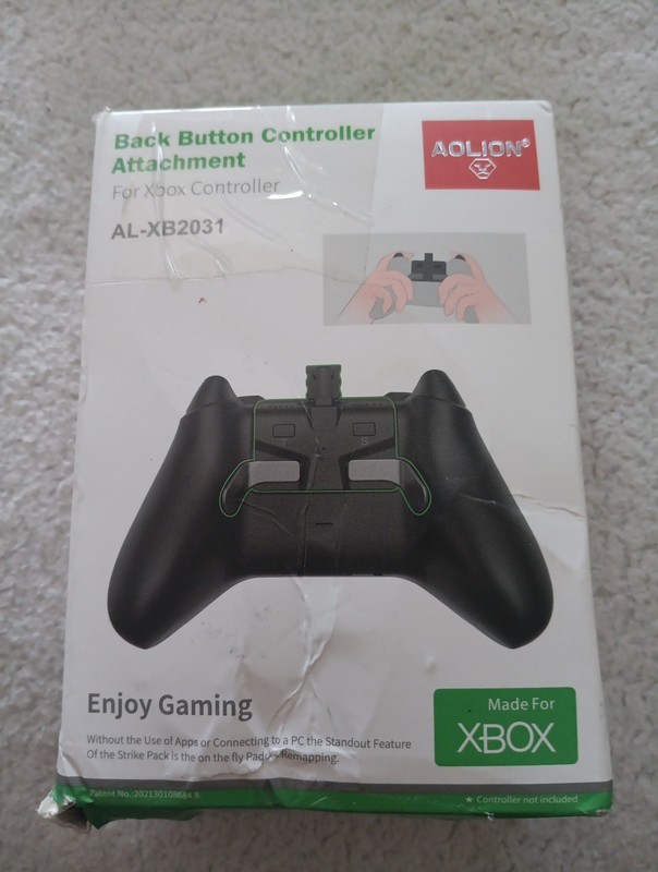 Controller Back Button Attachment With USB