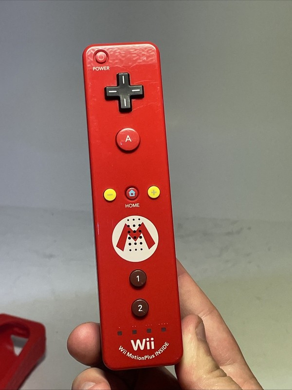 Official Nintendo Wii Remote Motion Plus Mario Controller Tested Works gallery