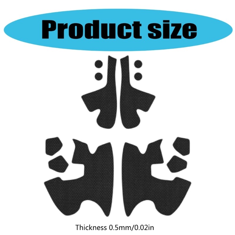 Grips Stickers for Game Controller Handle Grip Tape Sticker Accessory Black gallery