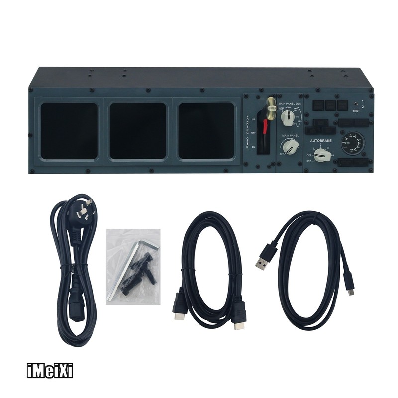 Desktop MIP Simulator w/Braking System Flight Game Simulator for PMDG737/ZIBO737
