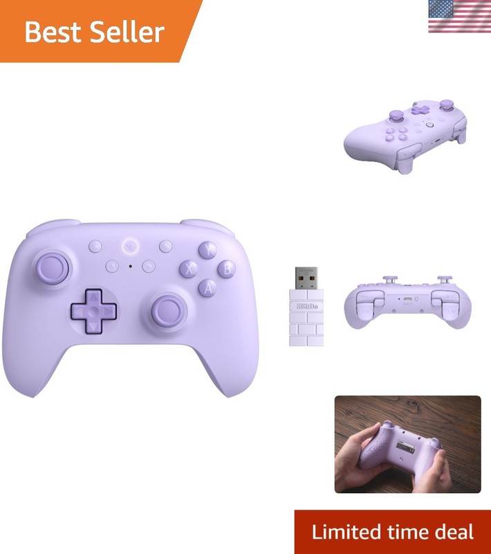 Customizable Wireless Gamepad for Windows & Android – Hall Effect Joysticks