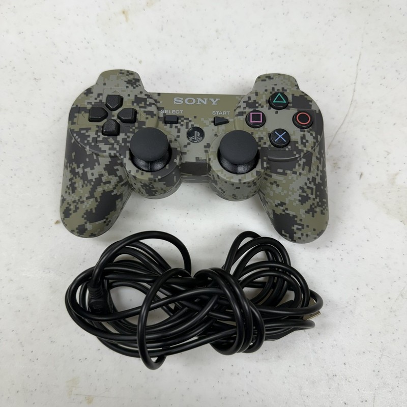 Sony PS Controller Military Camo Model No CECH2C2U Excellent Used Condition gallery