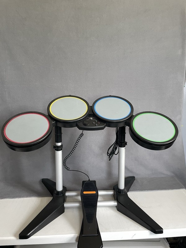 Rock Band Harmonix USB Drum Set for PlayStation 822148 Wired Complete With Pedal