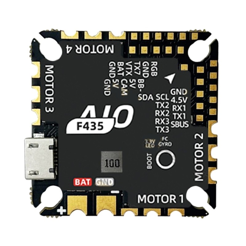 Professional FPV Racing ESC Integrated Flight Controller 32Bit Chip 45A Stable