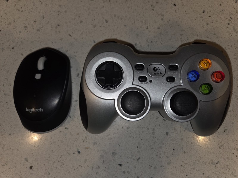 Logitech F710 Wireless Gamepad Controller -Silver Plus M535 Bluetooth Mouse
