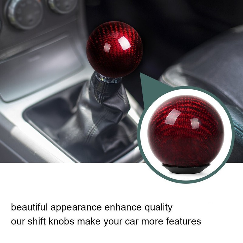 New Red Carbon Fiber Shift Knob Mod For Logitech G27 G29 G920 G923 Shifter gallery
