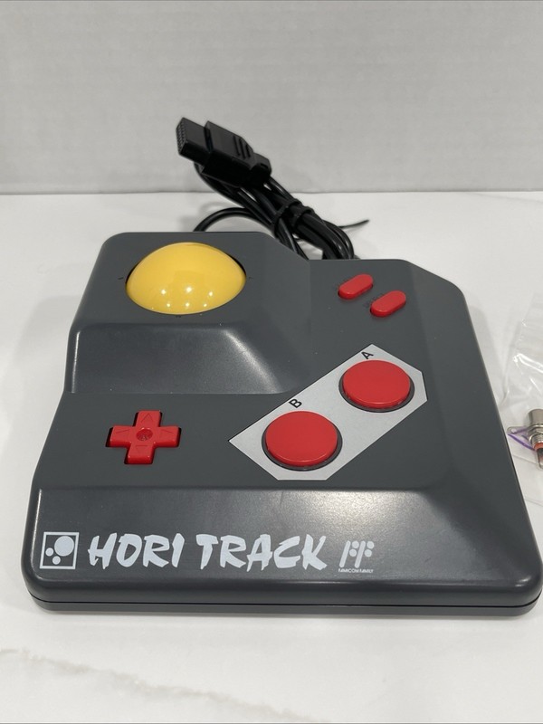 Hori Track Brand Nintendo Famicom Track-Ball Controller VGC W/ RCA Jacks