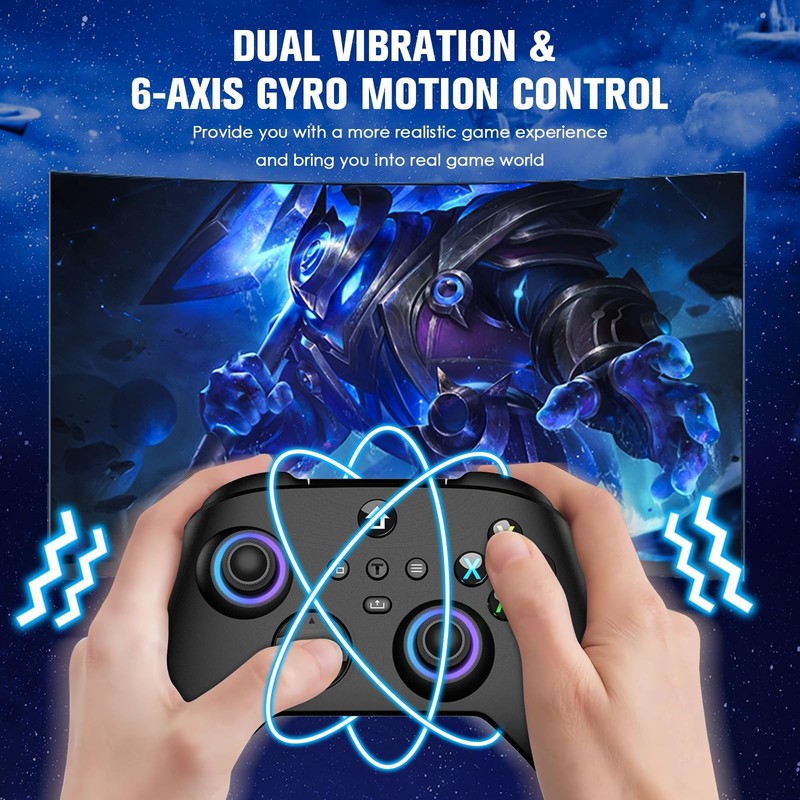 Wireless Controller for Xbox, Compatible with Xbox Series X/S/One/PC, With 2 ... gallery