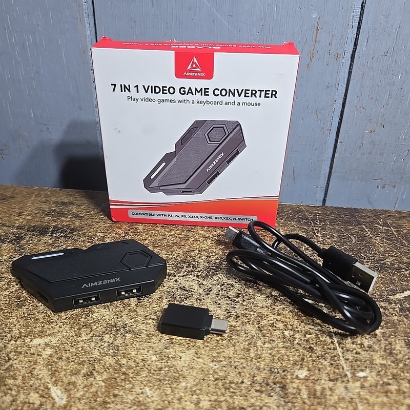 Aimzenix Blader Keyboard Mouse Adapter for Nintendo Switch Xbox S/X PS5 PS4 PS3