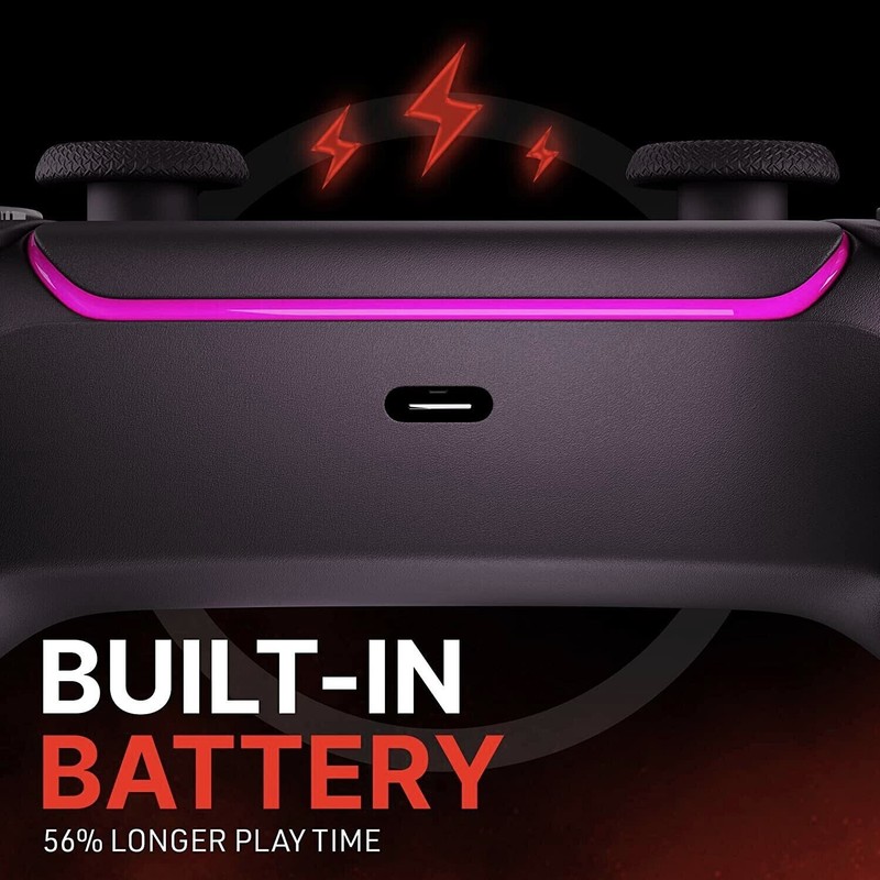 Pulse Anti Recoil + FPS White Smart Rapid Fire Modded Controller for PS5 gallery