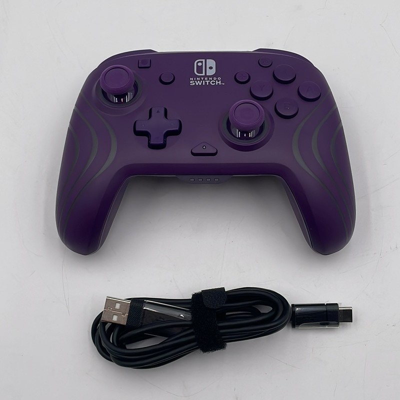 PDP Gaming Afterglow Wave Wireless Nintendo Switch Pro Controller RGB – Purple