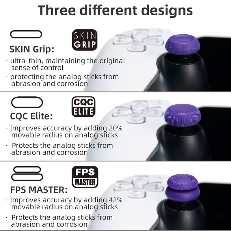 6PCS Thumb Grips Caps for PlayStation Portal Remote Player Protection Anti-Slip gallery