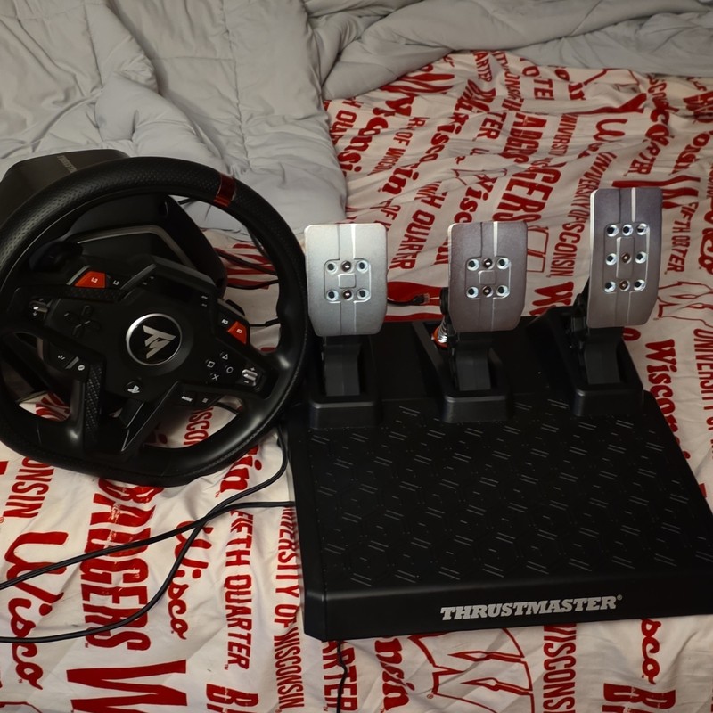 Thrustmaster Wired Racing Wheel & Adjustable Pedals Set Black/Silver