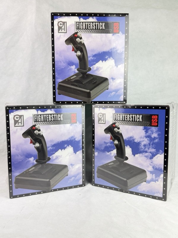 NEW, FACTORY SEALED CH Products F-16 Fighterstick USB Flight Stick Controller