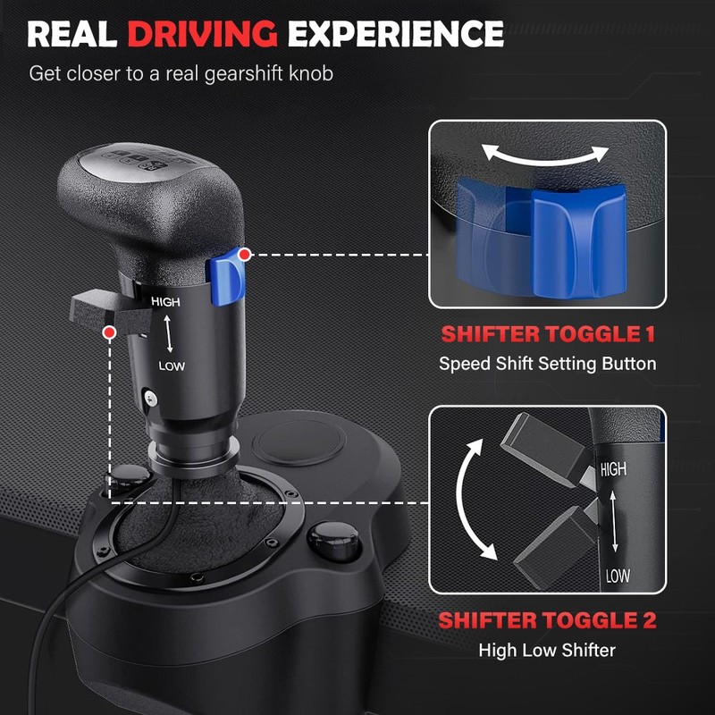 Gear Shift Knob for Scania Truck ATS ETS H-Shifter for Logitech G25 G27 G29 gallery