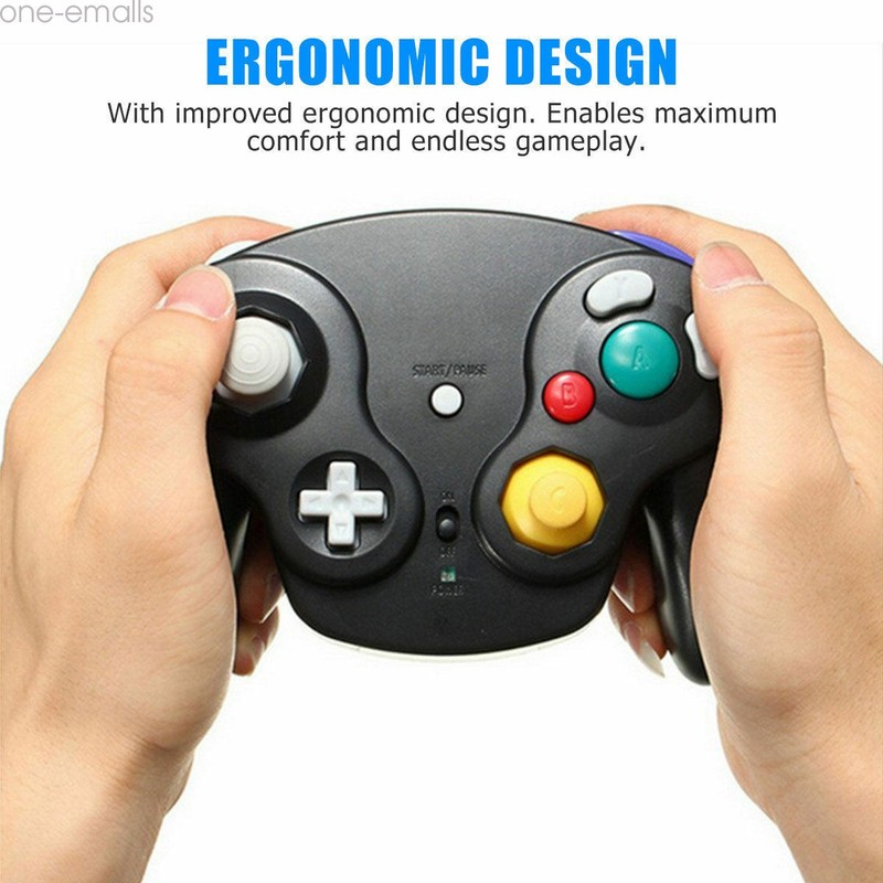 Wireless Game Controller w/ Adapter Wavebird For Gamecube Classic Retro GC NGC gallery