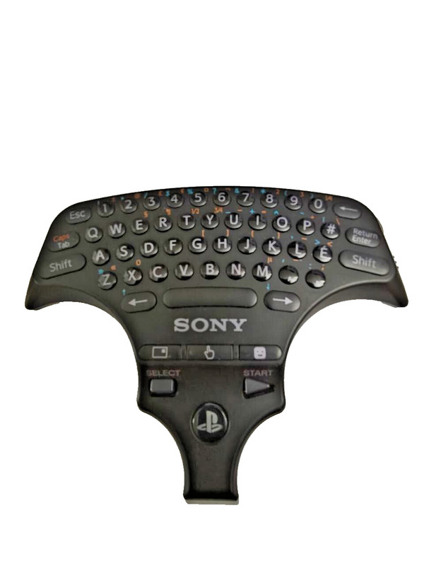 Sony PlayStation 3 - OEM Wireless Keypad/Keyboard Controller - Gently Used gallery