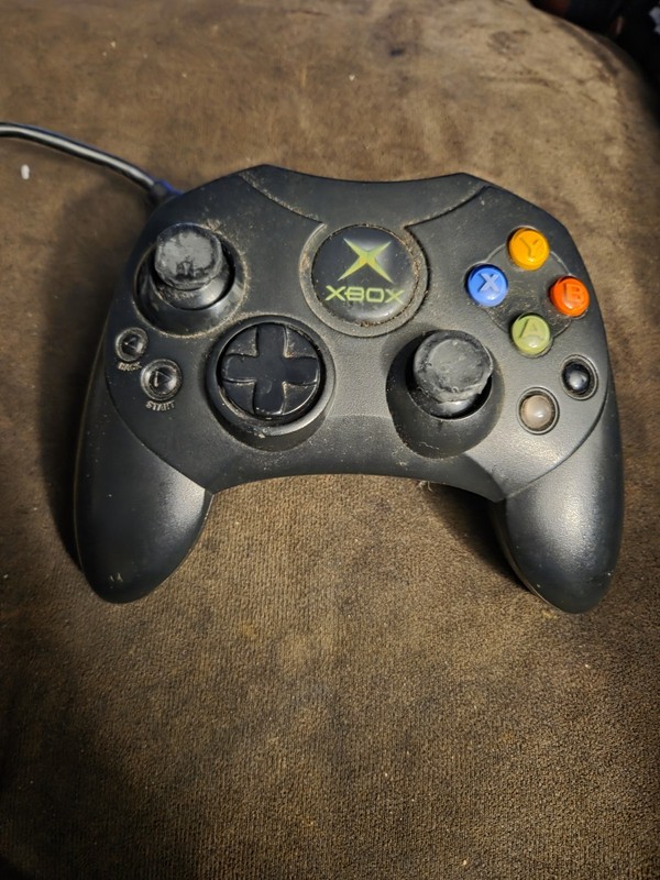 Original Xbox Controller S Type X08-69873 with Breakaway Cable Tested & Working