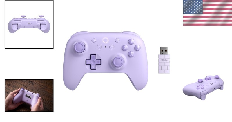Wireless Controller for Windows PC and Android, Purple gallery