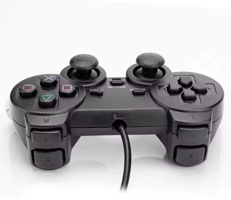 Wired gamepad For Sony PS2 Controller Game Joystick Vibration Game Controller gallery