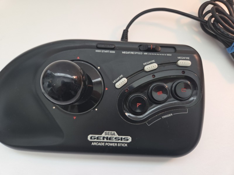 Sega Genesis Arcade Power Stick 1990 Joystick Controller 1655 Tested VTG gallery
