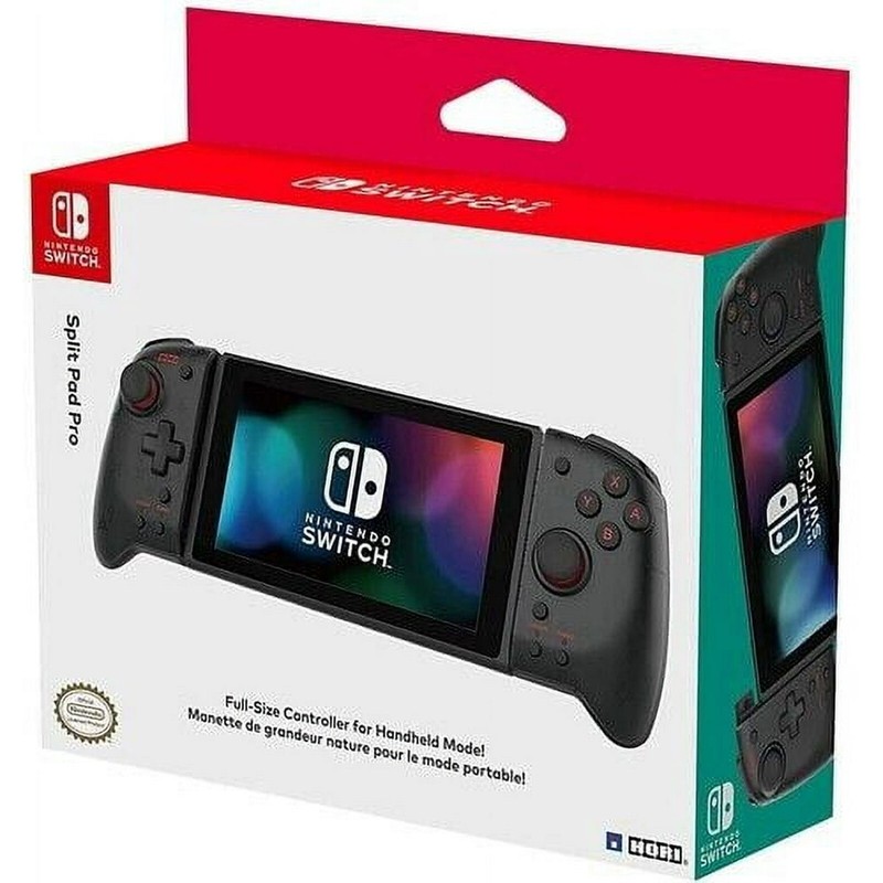 HORI Nintendo Switch Split Pad Pro Ergonomic Controller for Handheld Mode -Black