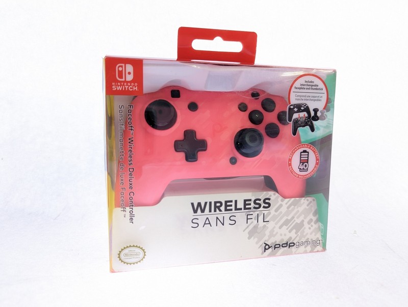 PDP 500-202-NA-CMPK Faceoff Wireless Deluxe Controller – Pink Camo